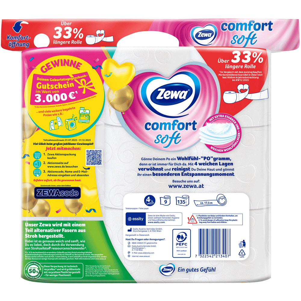Bild: Zewa Comfort Soft Toilettenpapier