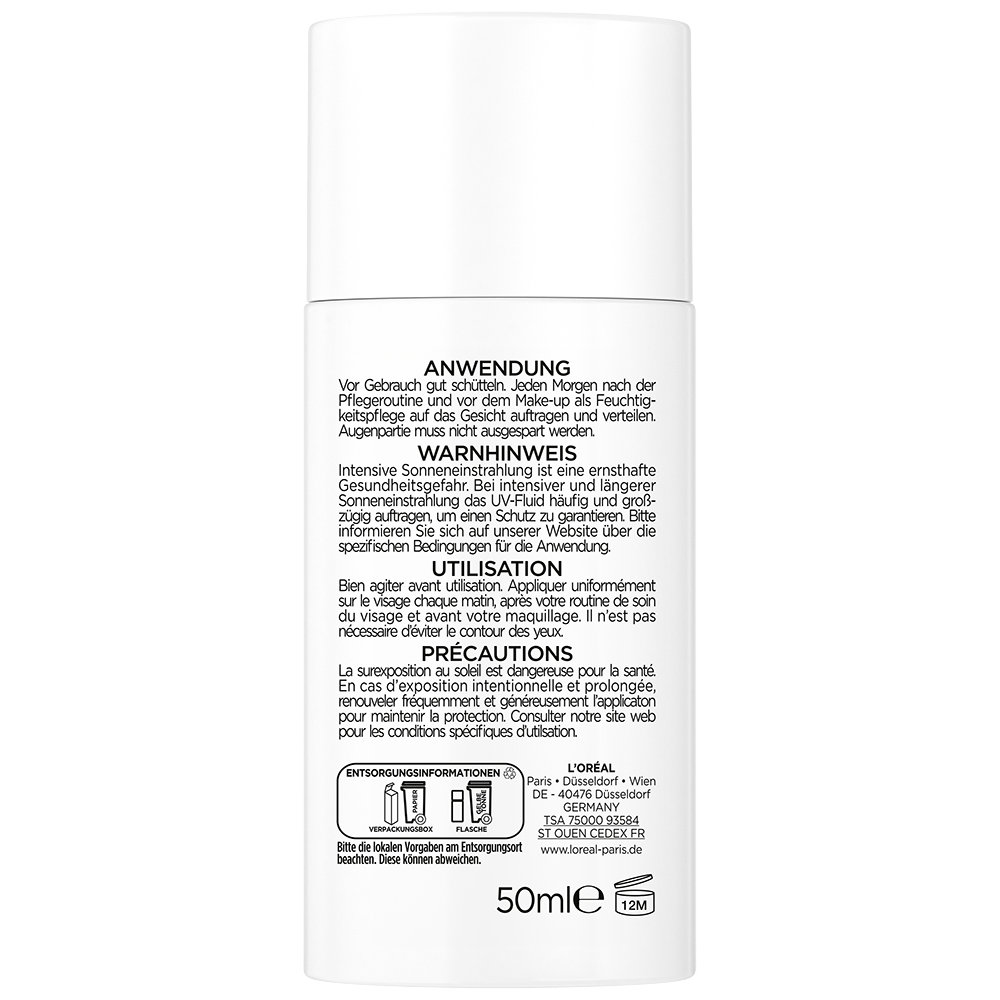 Bild: L'ORÉAL PARIS Bright Reveal Dark Spot UV Fluid LSF 50