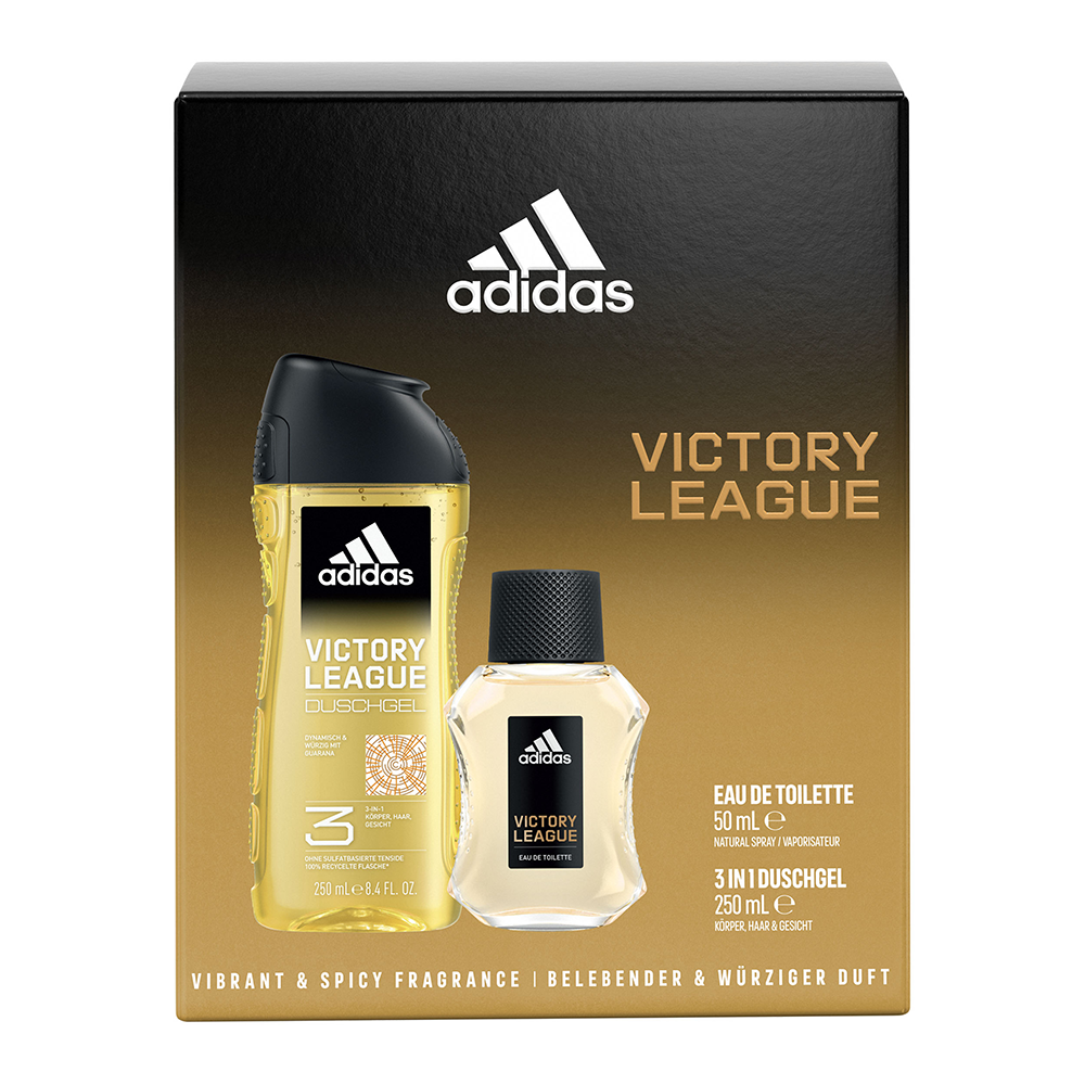 Bild: adidas Victory League Geschenkset Eau de Toilette 50 ml + 3in1 Duschgel 250 ml