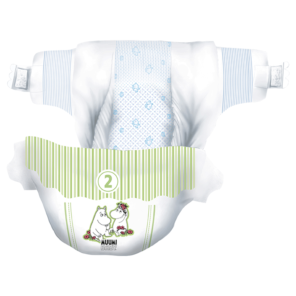 Bild: Moomin Baby Windeln Größe 2, 3kg - 6kg