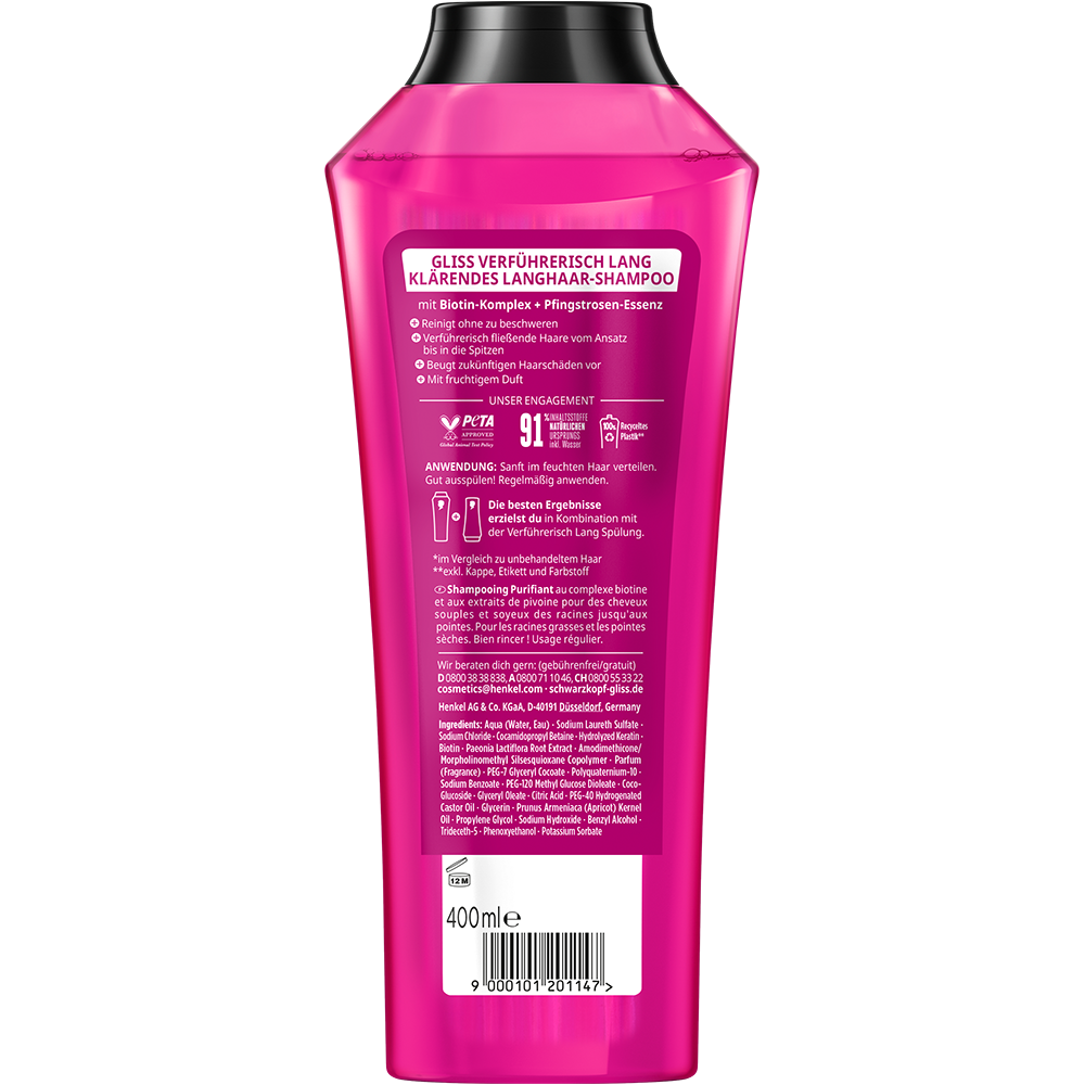 Bild: Schwarzkopf GLISS Shampoo Verführerisch Lang