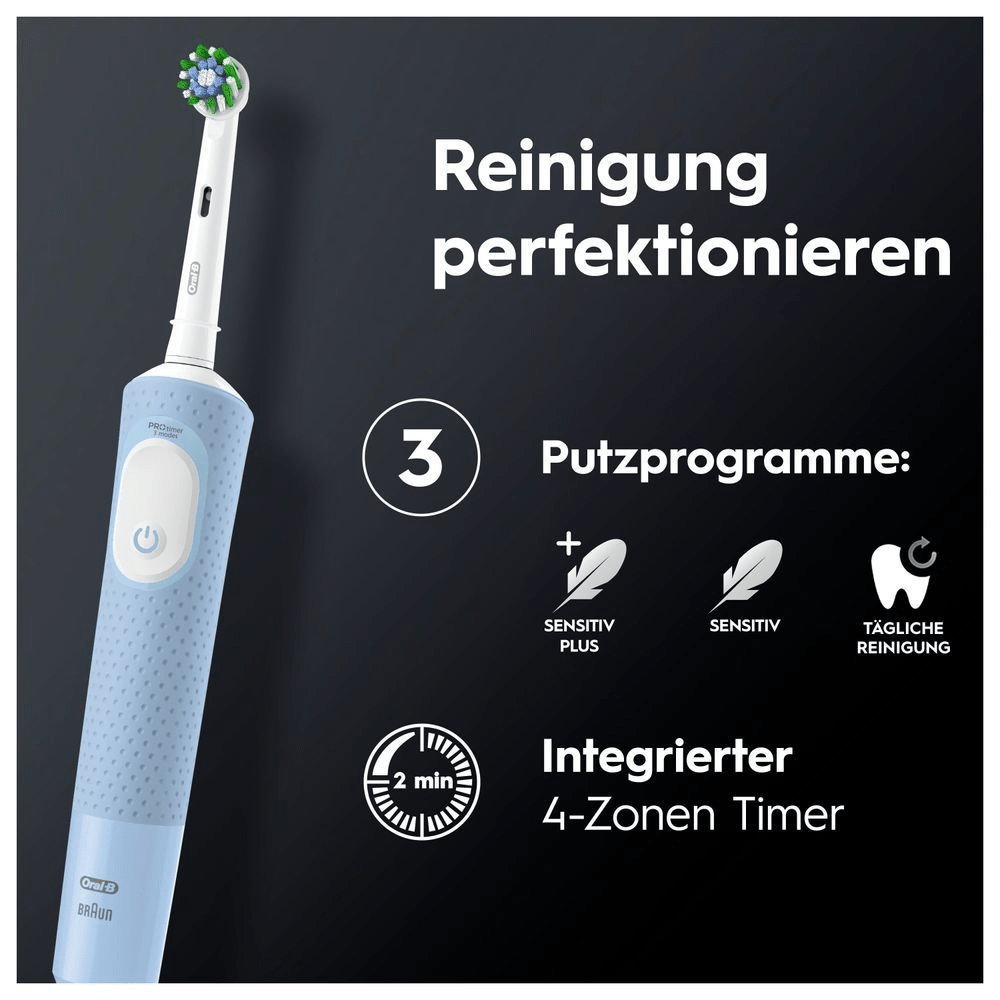 Bild: Oral-B Vitality Pro Elektrische Zahnbürste, Blau
