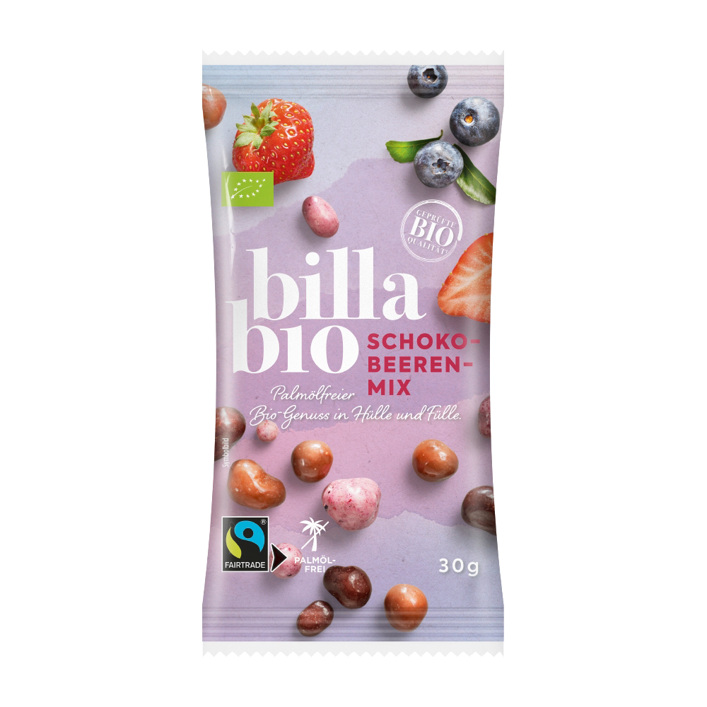 Bild: Billa Bio Schokobeeren Mix