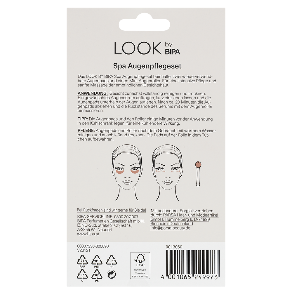Bild: LOOK BY BIPA Spa Augenpflegeset