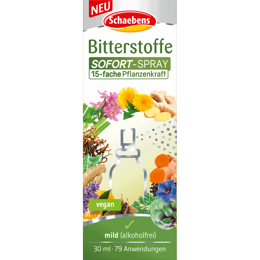 Bild: Schaebens Bitterstoffe Sofort-Spray
