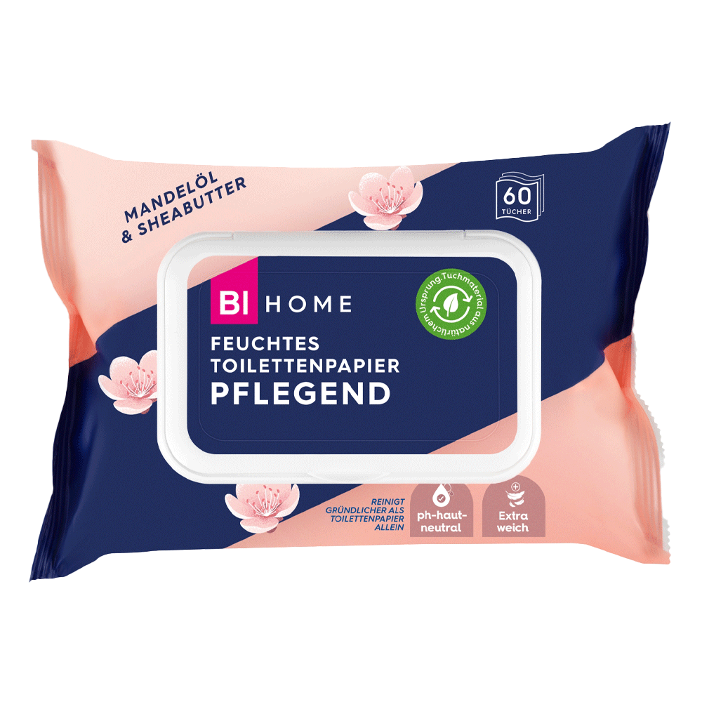 Bild: BI HOME Feuchtes Toilettenpapier Pflegend