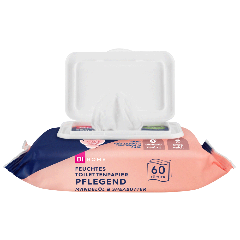 Bild: BI HOME Feuchtes Toilettenpapier Pflegend