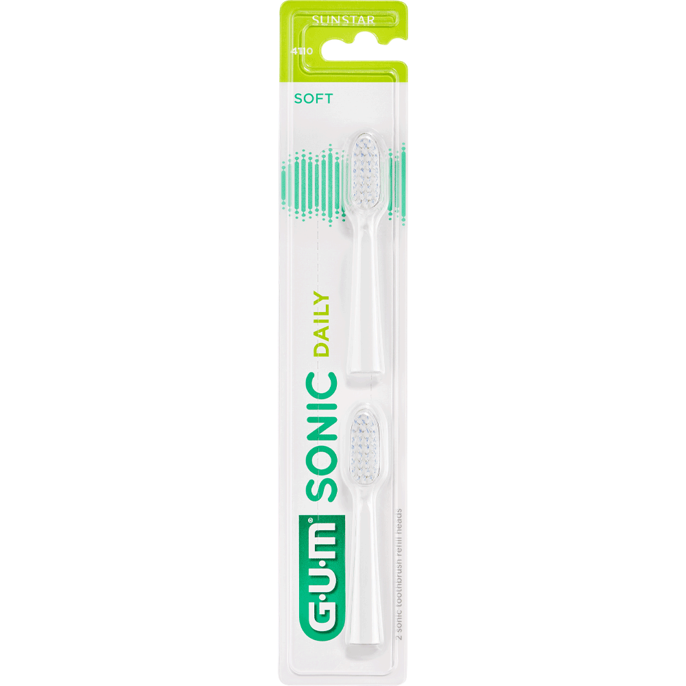 Bild: GUM SONIC Daily Aufsteckbürsten Soft 