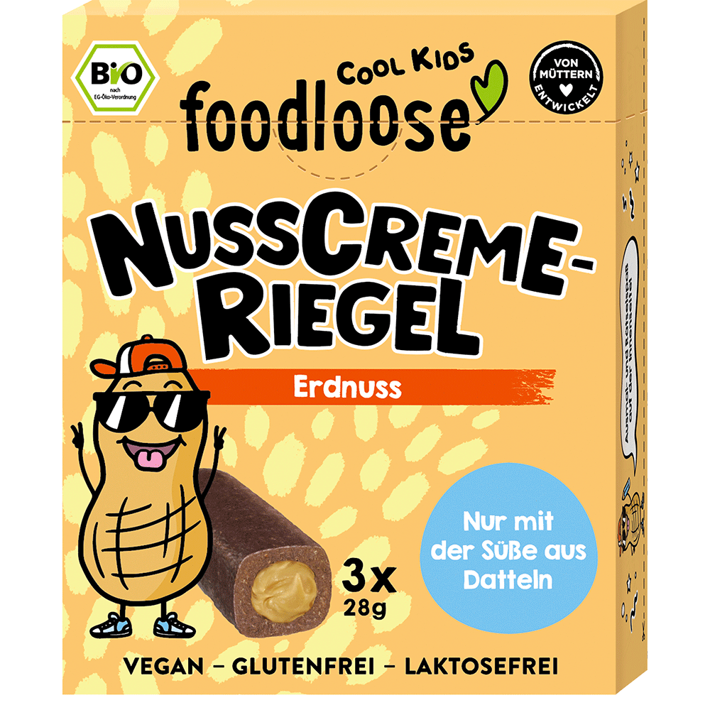 Bild: Foodloose Nusscremeriegel Erdnuss
