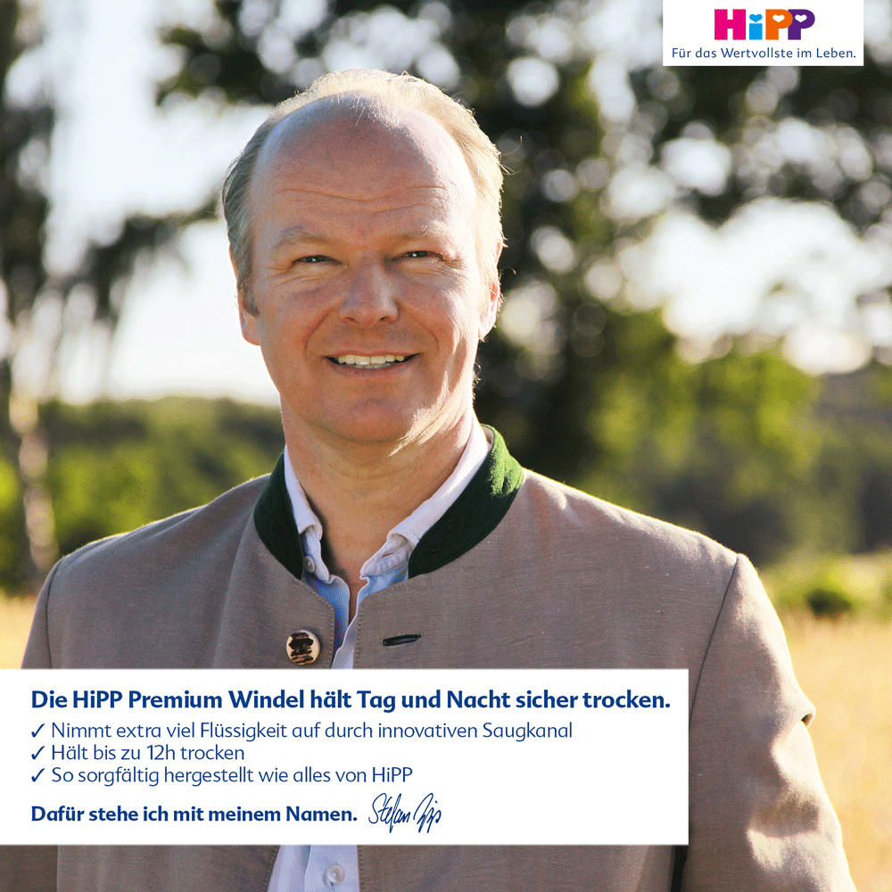Bild: HiPP Premium Windeln Gr. 2, 4kg - 8kg 