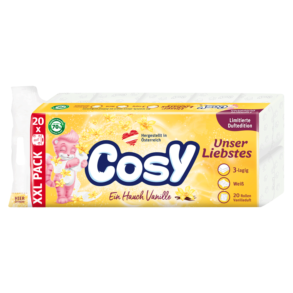 Bild: Cosy Unser Liebstes Toilettenpapier Limitierte Duftedition Vanille 