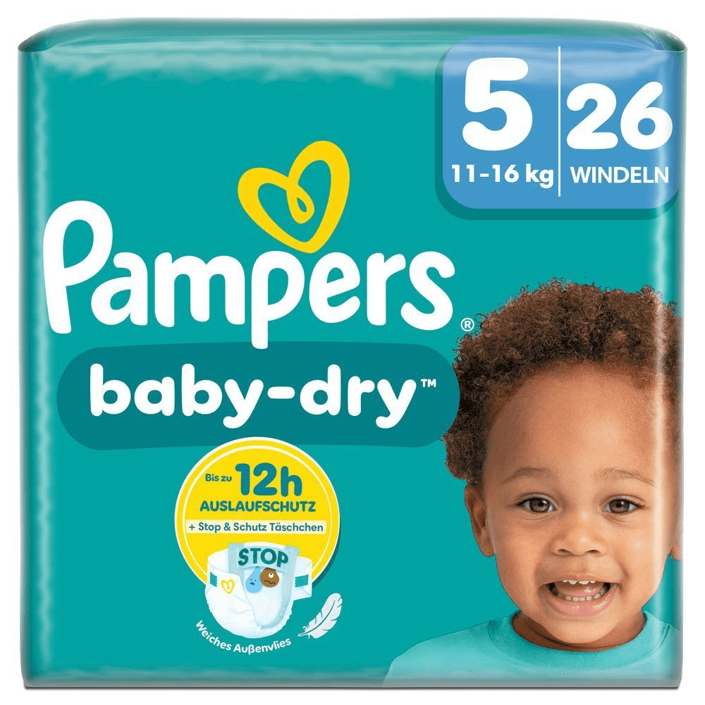 Bild: Pampers Baby-Dry Größe 5, 11kg-16kg 