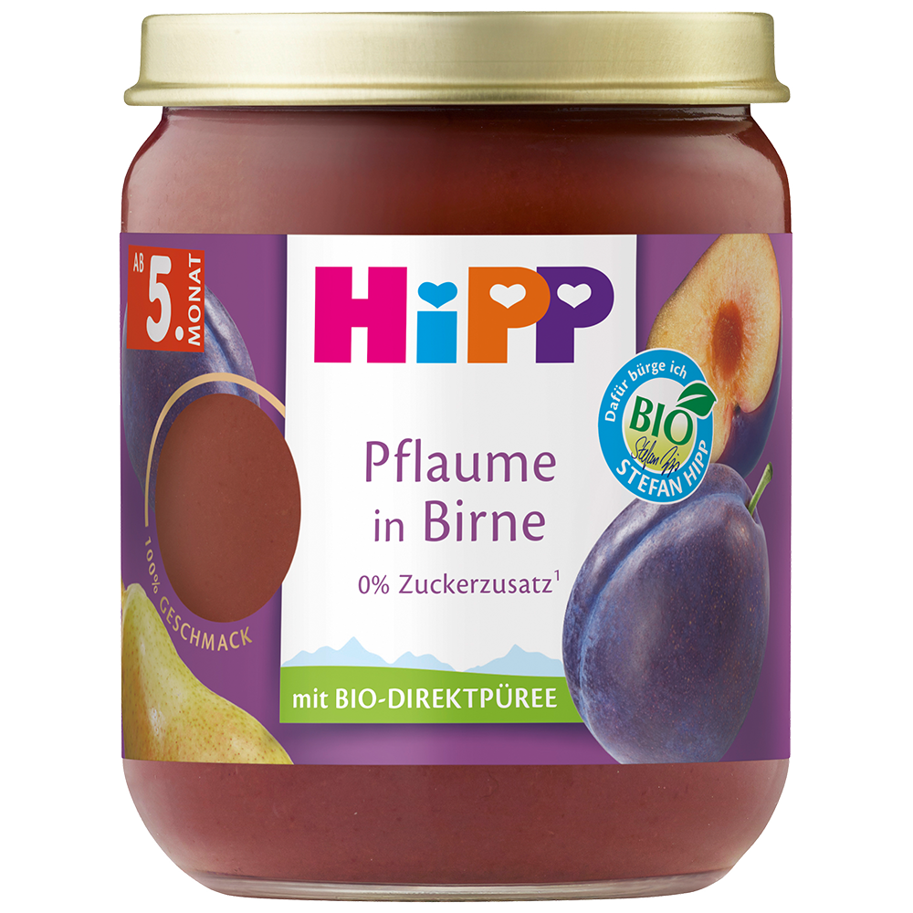 Bild: HiPP Pflaume in Birne