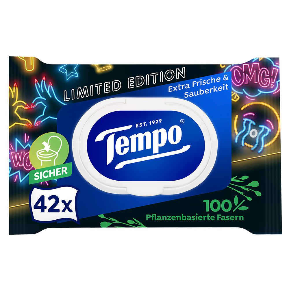 Bild: Tempo Feuchtes Toilettenpapier Limited Edition 