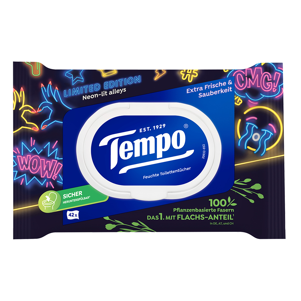 Bild: Tempo Feuchtes Toilettenpapier Limited Edition 