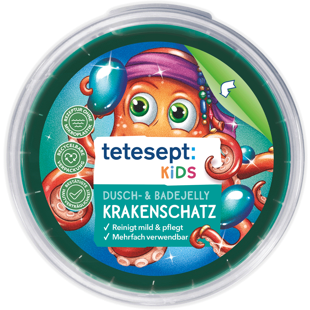Bild: tetesept: Kids Bade-Jelly Krakenschatz