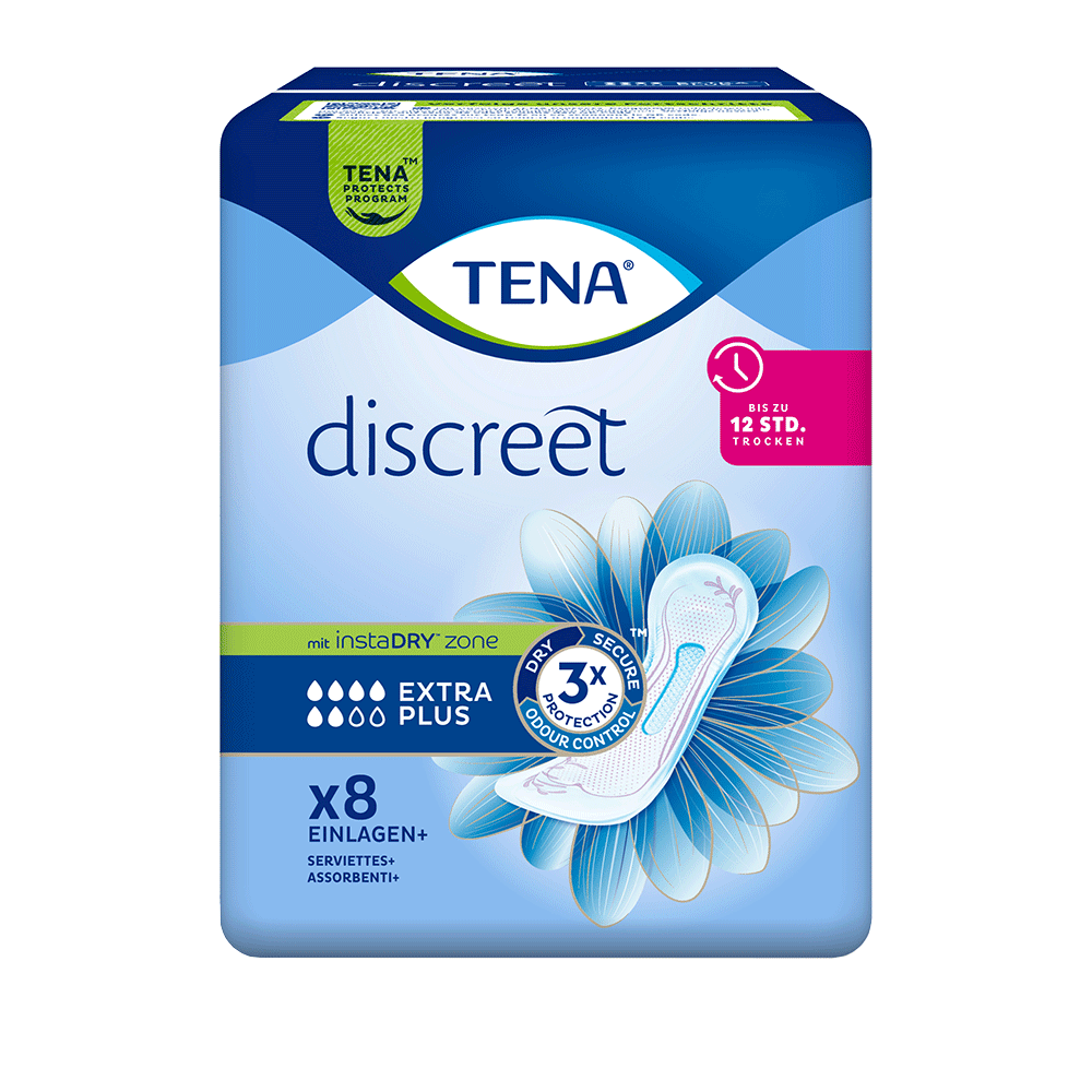 Bild: TENA Discreet Einlagen Extra Plus 