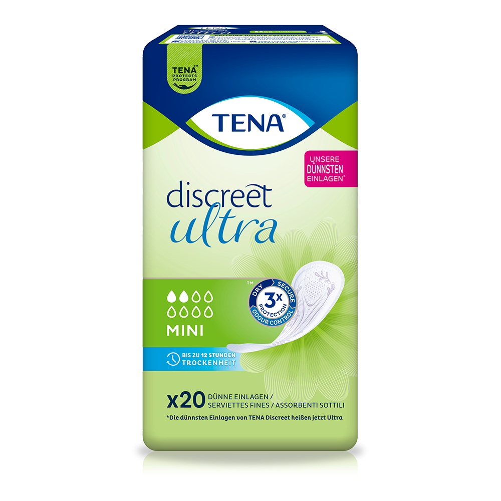 Bild: TENA Discreet Einlagen Ultra Mini 