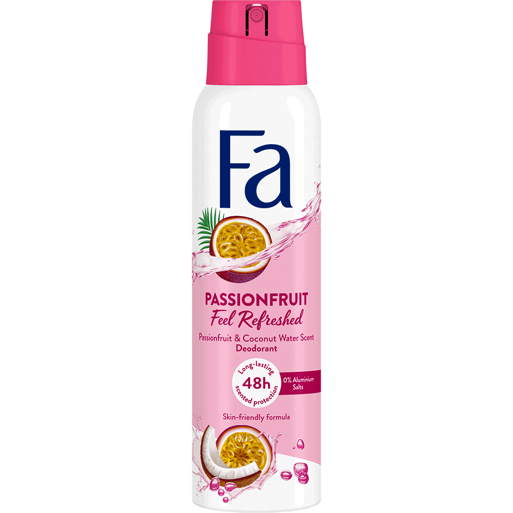 Bild: Fa Deo Spray Feel Refreshed Passionfruit