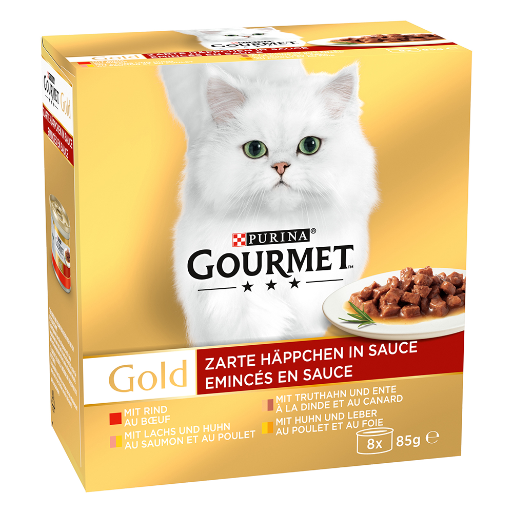 Bild: GOURMET Gold Zarte Häppchen in Sauce mit Rind 