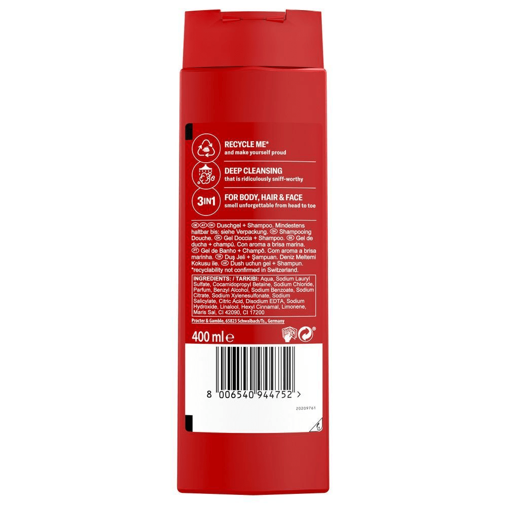 Bild: Old Spice Deep Sea 3-in-1 Duschgel & Shampoo für Männer