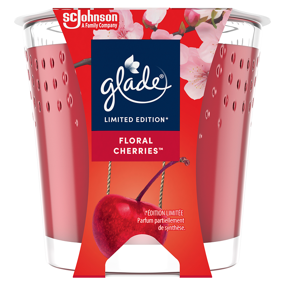Bild: Glade Duftkerze Floral Cherries Limited Edition 
