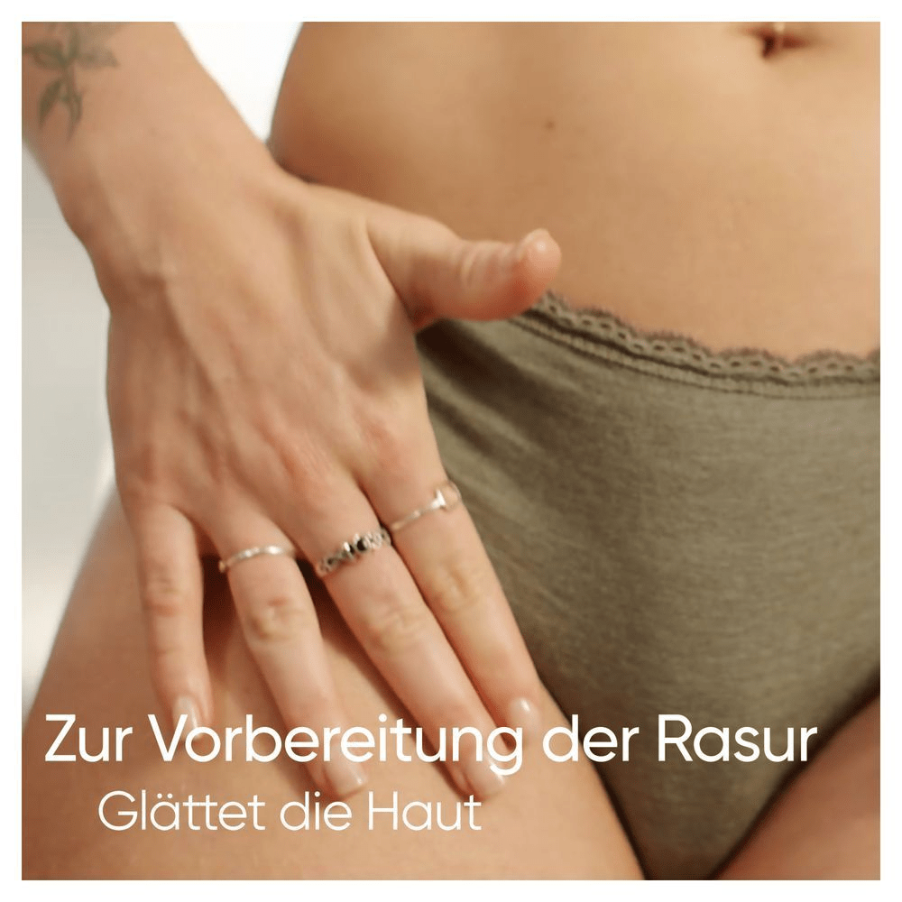 Bild: Gillette Satin Care für den Intimbereich Peeling