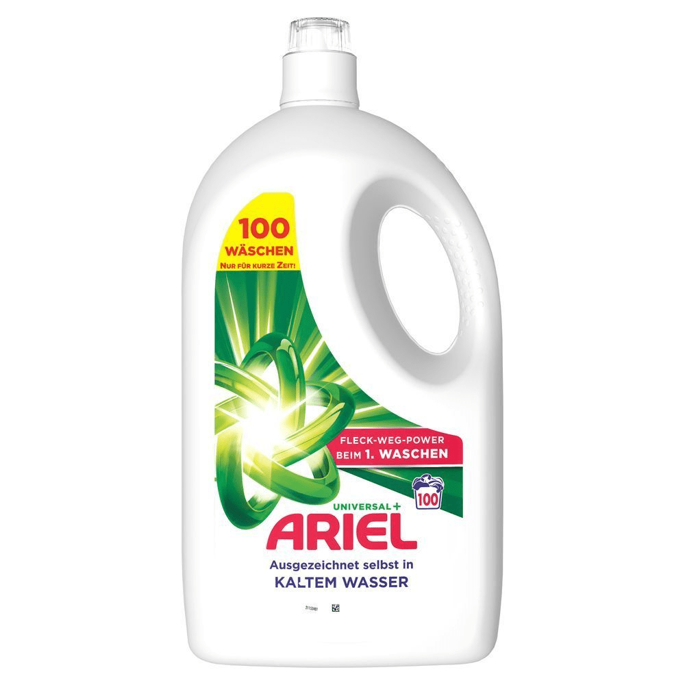 Bild: ARIEL Flüssigwaschmittel, 100 Waschladungen, Universal+