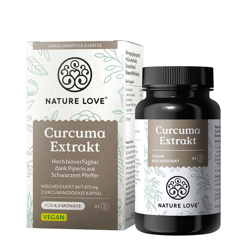 Bild: NATURE LOVE Curcuma Extrakt
