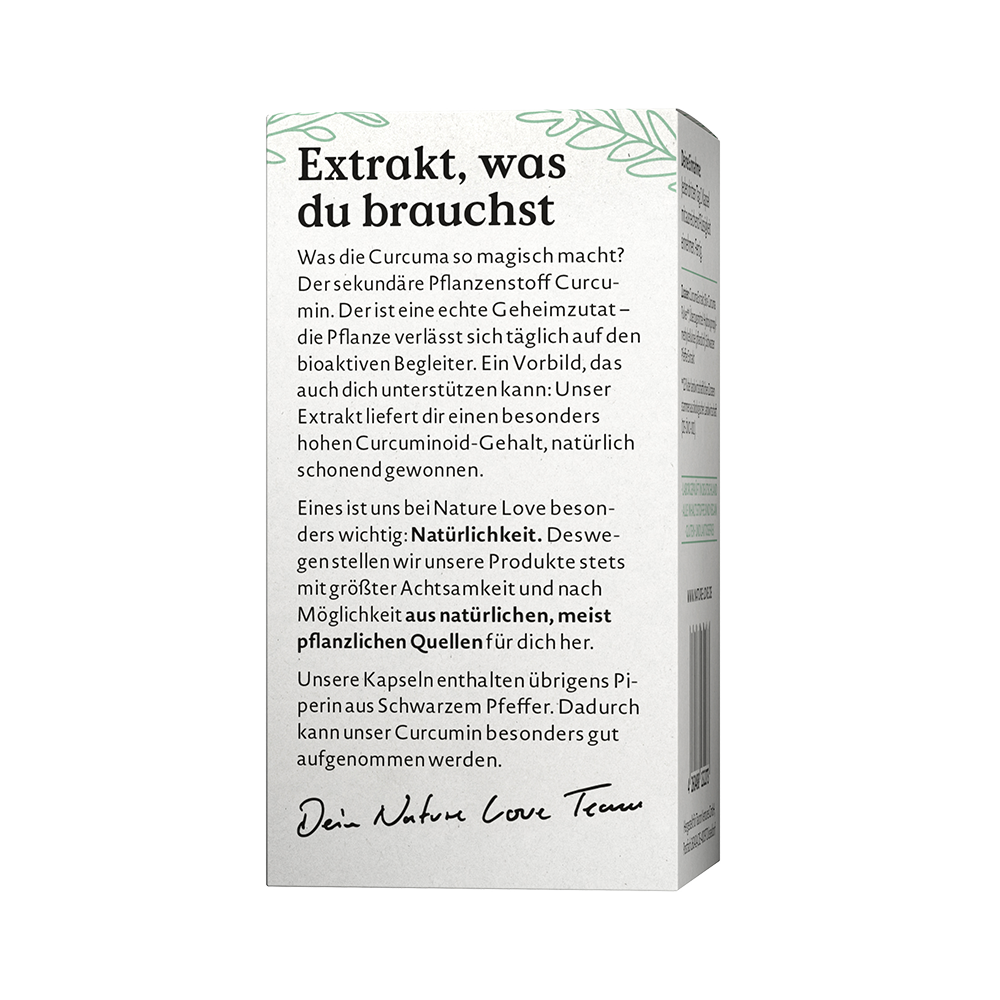 Bild: NATURE LOVE Curcuma Extrakt