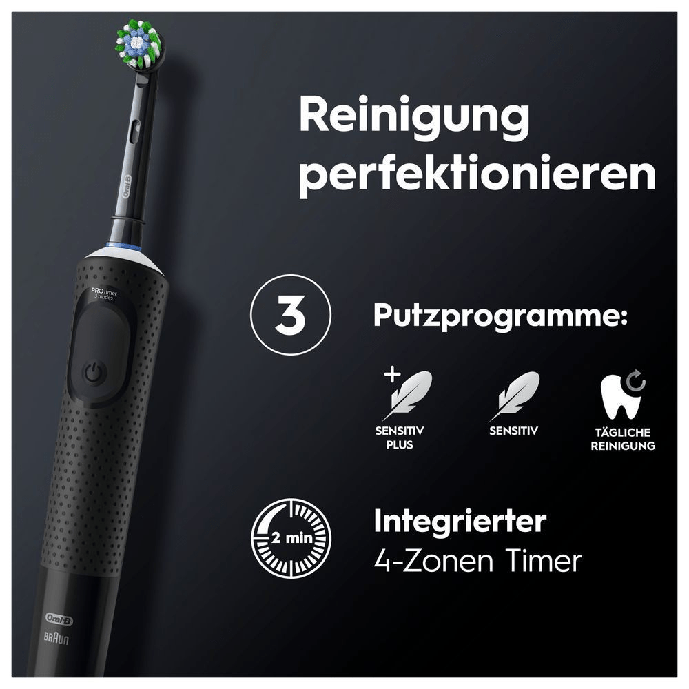 Bild: Oral-B Pro Vitality Elektrische Zahnbürste, Black