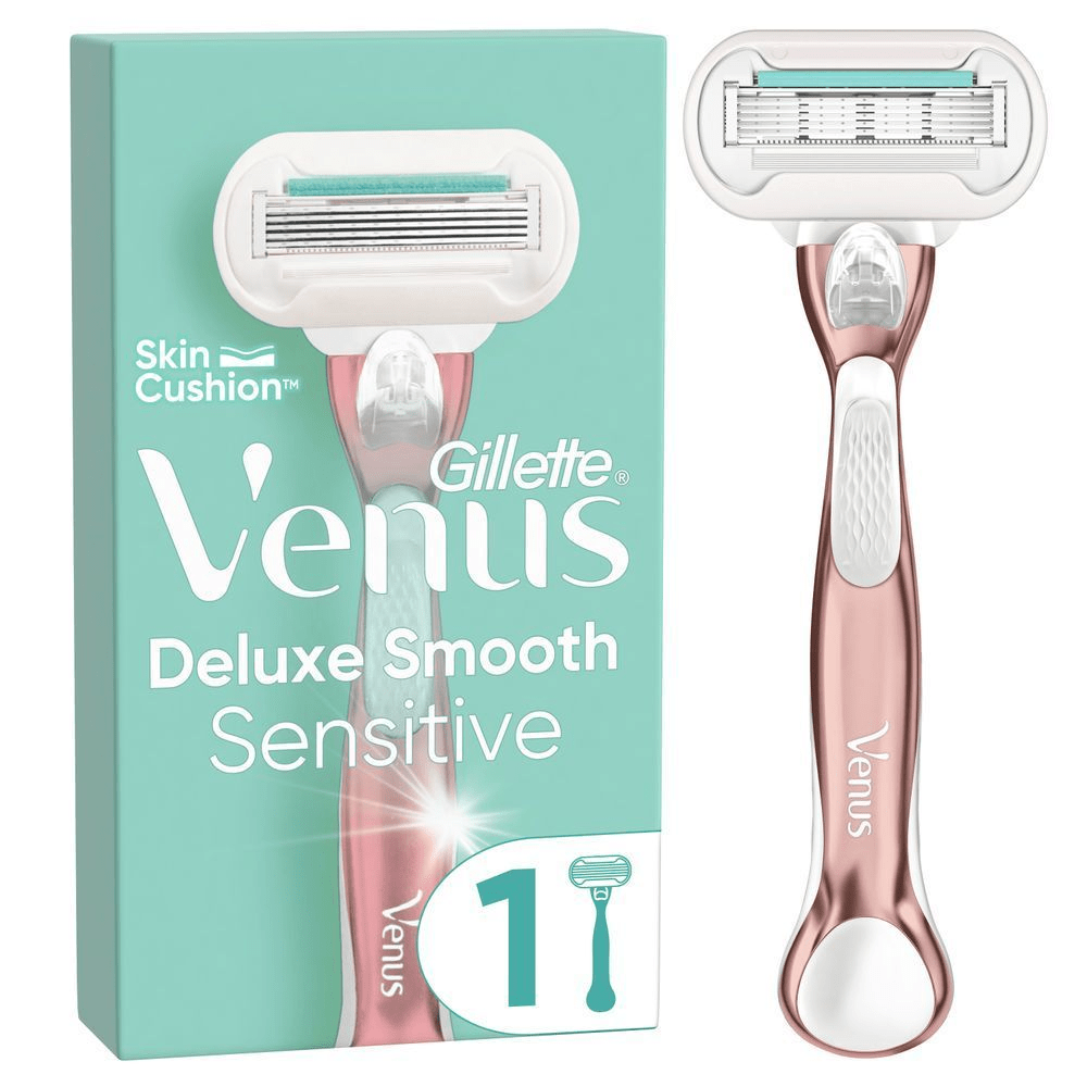 Bild: Gillette Venus Deluxe Smooth Sensitive Roségold Rasierer 