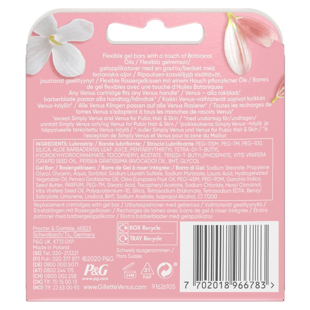 Bild: Gillette Venus Comfortglide Spa Breeze Rasierklingen