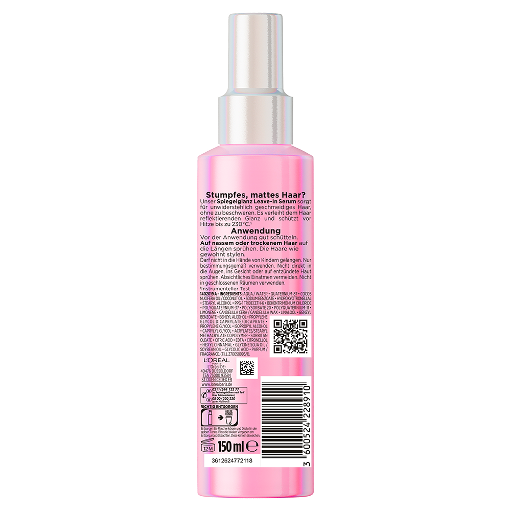 Bild: L'ORÉAL PARIS ELVITAL Elvital Glycolic Gloss Leave-in Serum 