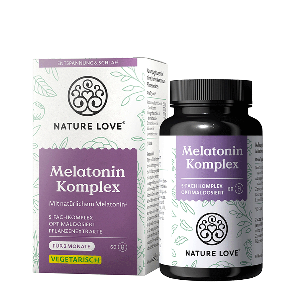 Bild: NATURE LOVE Melatonin Komplex 