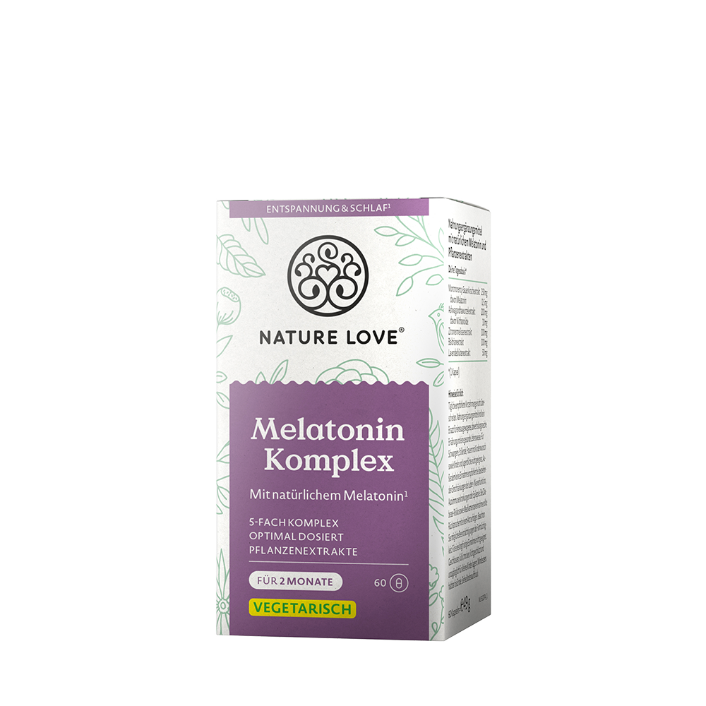 Bild: NATURE LOVE Melatonin Komplex 