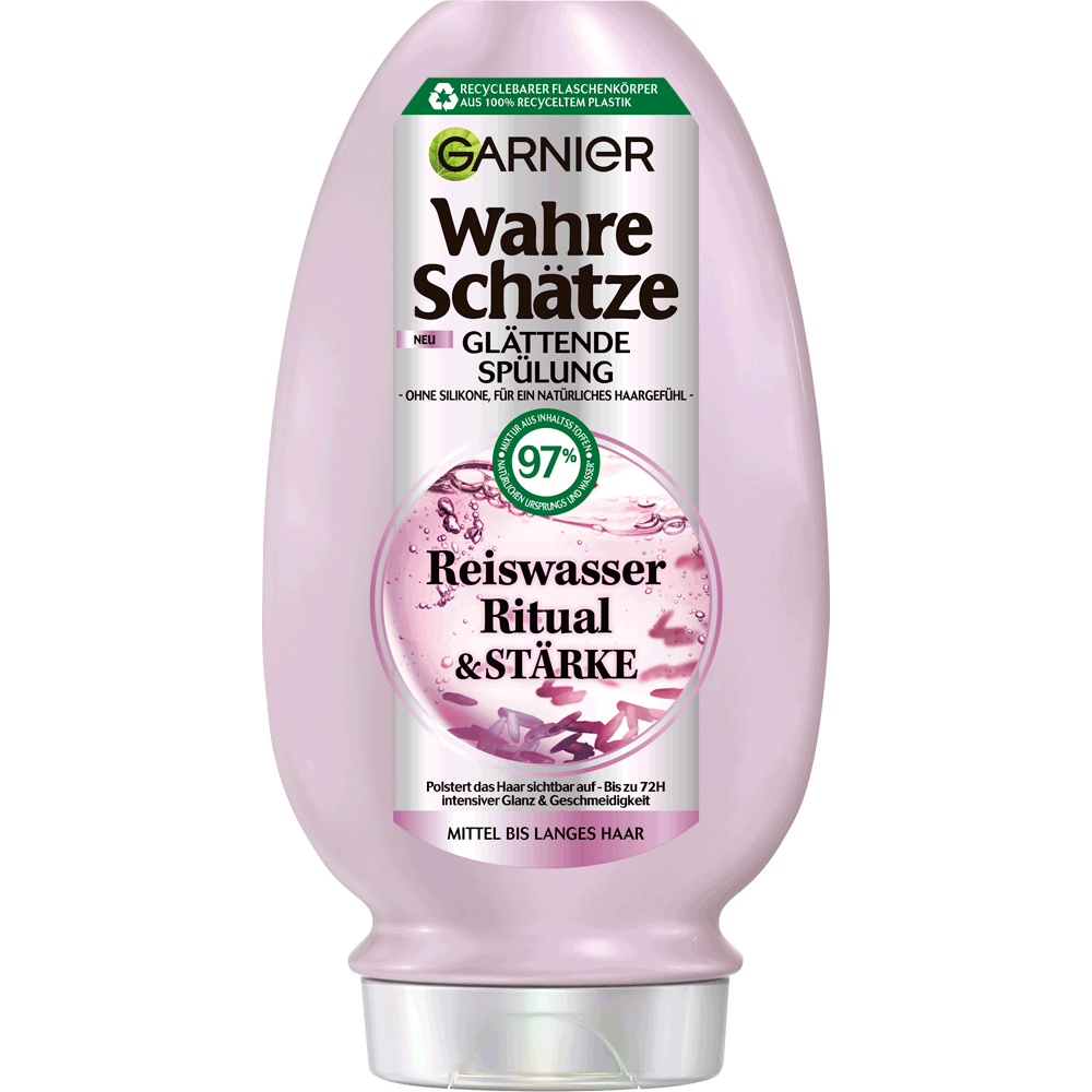 Bild: GARNIER Wahre Schätze Reiswasser Ritual Spülung 