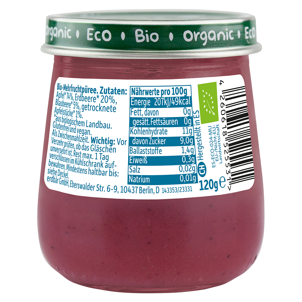 Bild: Freche Freunde Apfel, Erdbeere, Blaubeere 