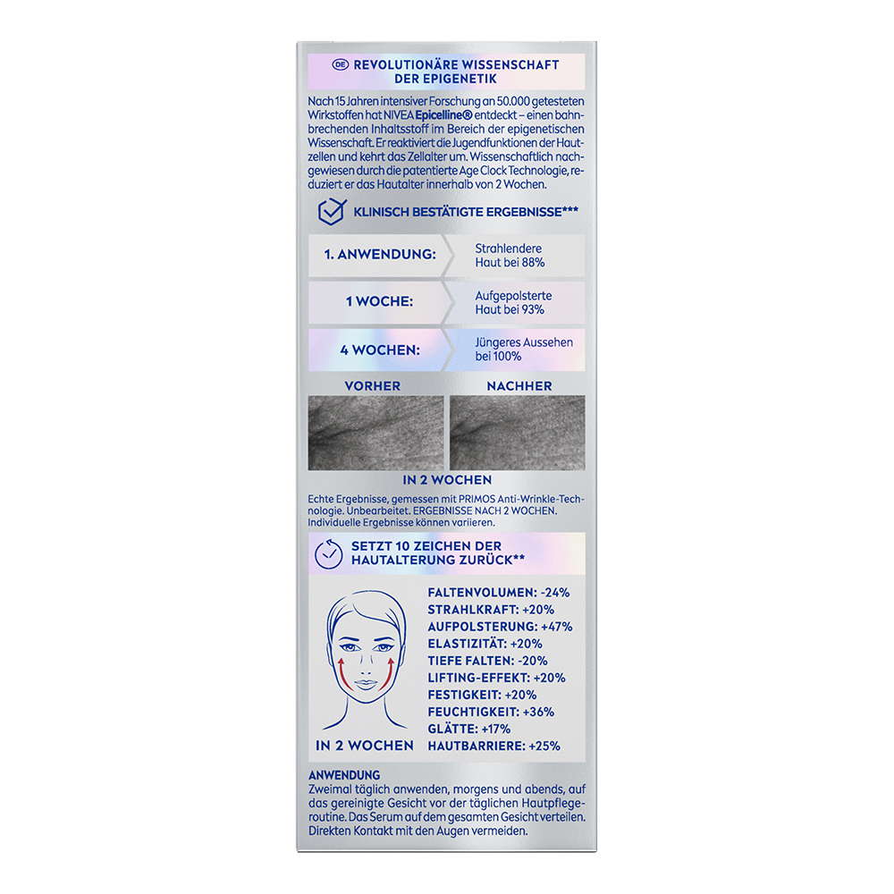 Bild: NIVEA Cellular Epigenetics Verjüngendes Serum