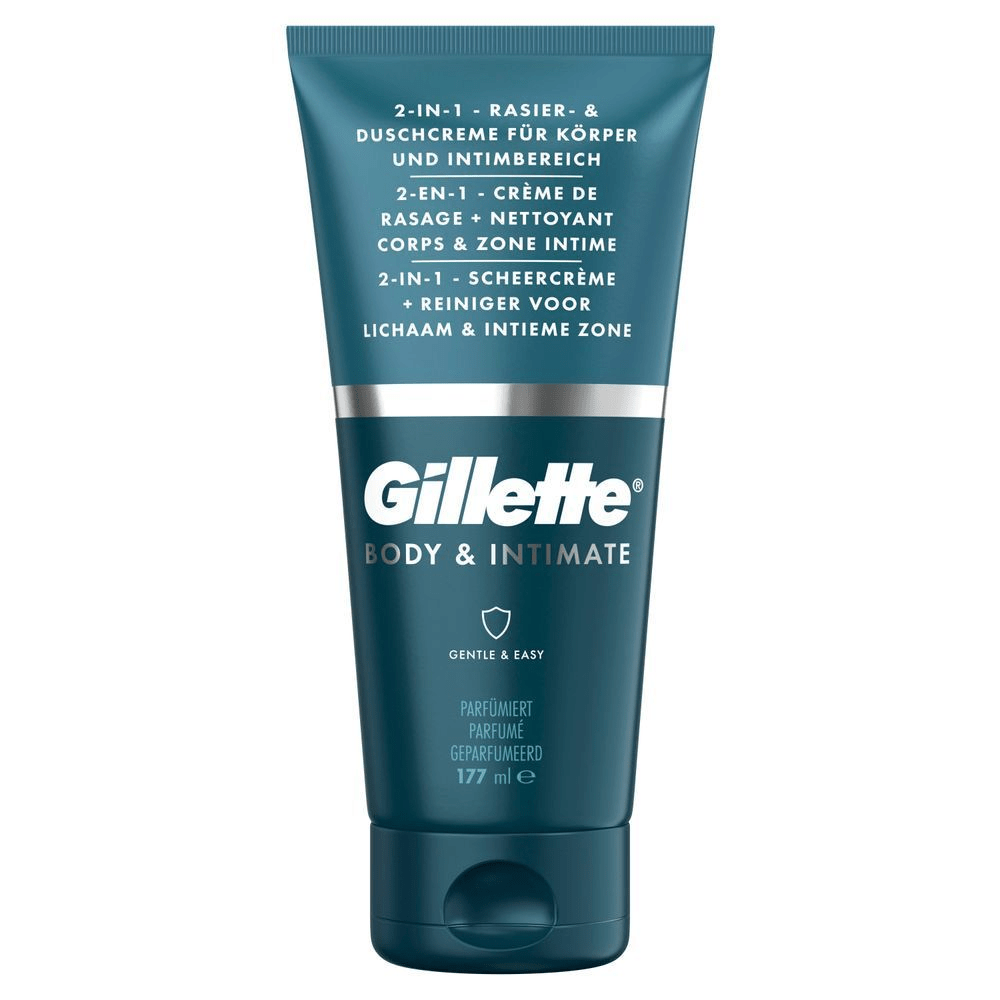 Bild: Gillette Body &amp; Intimate 2-in-1 Rasier- und Duschcreme 