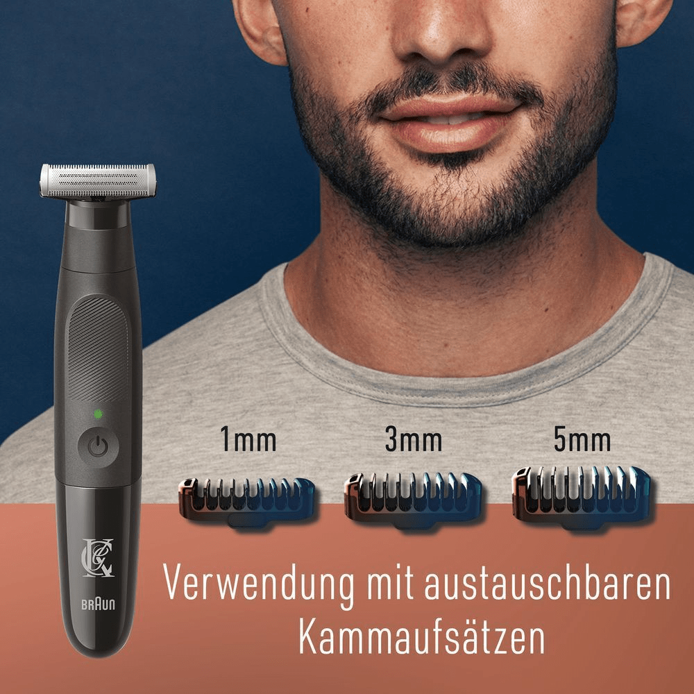 Bild: Gillette King C. Style Master Klinge Mit 4D Metall-Rasierklingen 