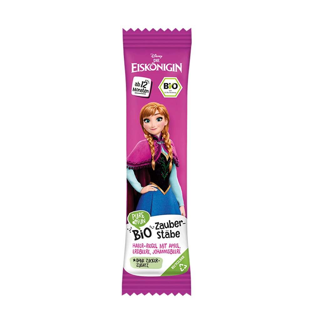 Bild: Pure & Fun Disney Bio Zauberstäbe Hafer-Riegel 