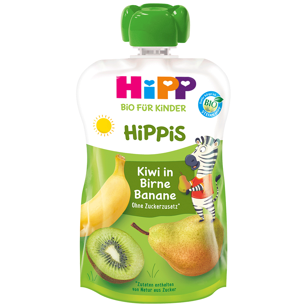 Bild: HiPP Hippis Quetschie Kiwi in Birne Banane 