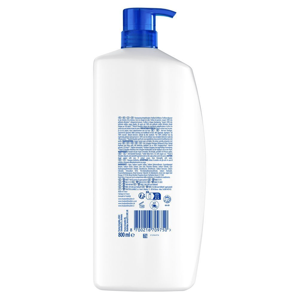 Bild: head & shoulders Clarify & Shine Anti-Schuppen-Shampoo 