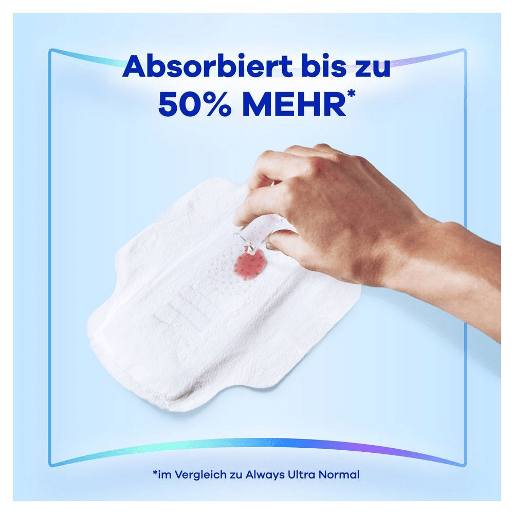 Bild: always Ultra Binde Infinity FlexProtect Normal mit Flügeln 