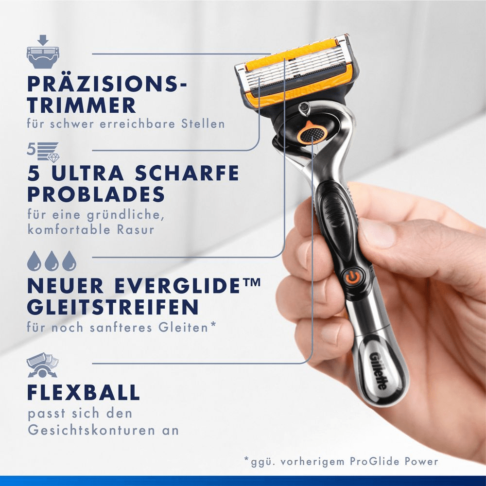 Bild: Gillette Fusion5 Proglide Power Ersatzklingen für Männer 