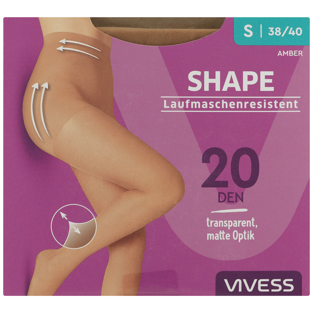 Bild: Vivess Strumpfhose Shape Laufmaschenresistent S 
