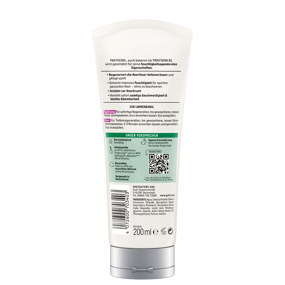 Bild: GUHL 2in1 Kur und Spülung Panthenol+ Reparatur