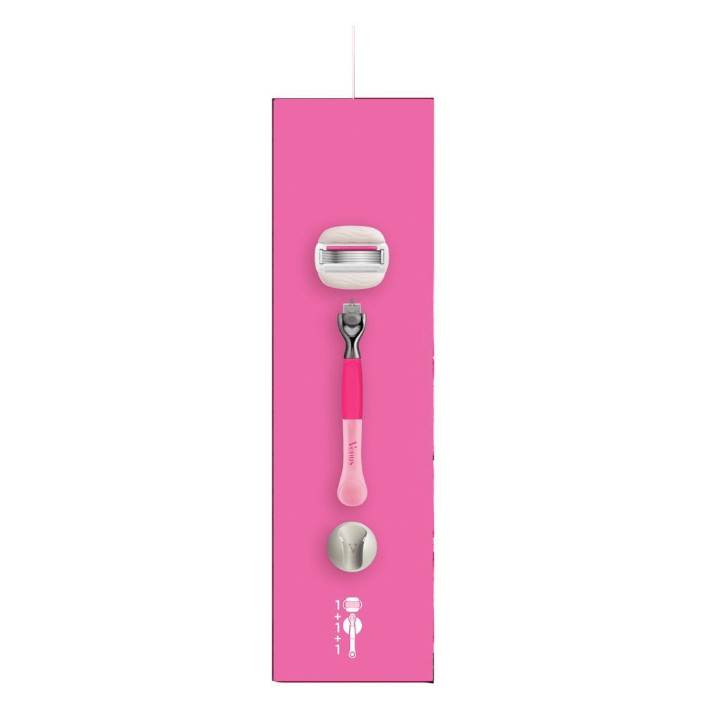 Bild: Gillette Venus Pro ComfortGlide Tropical Damenrasierer mit Granatapfel Duft