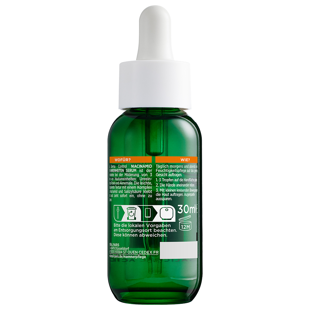 Bild: L'ORÉAL PARIS MEN EXPERT Derma Control Niacinamide Anti-Unreinheiten Serum
